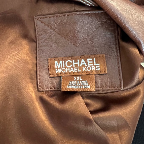 Michael Michael Kors leather blazer - Picture 3 of 7